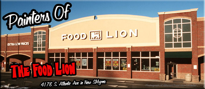 Commercial Painting Of The Food Lion